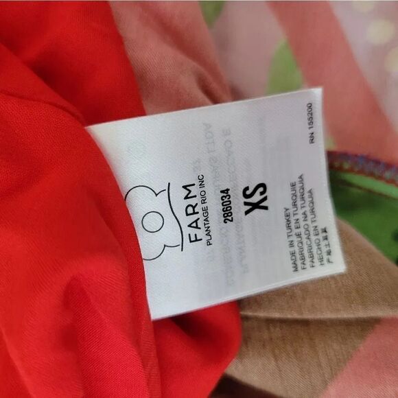 NWT ANTHROPOLOGIE FARM RIO SzM PALILA SPAGUETTI STRAPS FRINGED MIDI DRESS - Picture 13 of 14